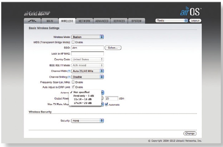 airOS&reg;-configuratie - Stap 3