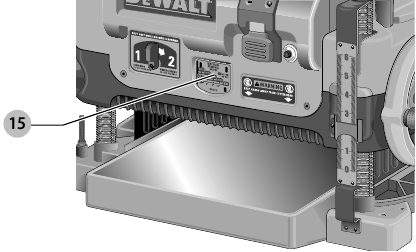 Materiaalverwijderingsmeter