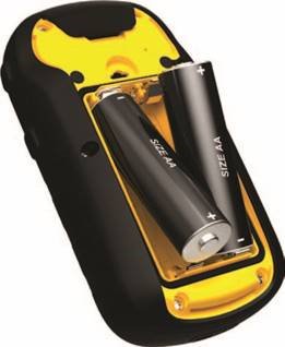 AA-batterijen plaatsen