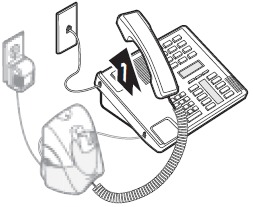 BELLEN/BEANTWOORDEN/BE&Euml;INDIGEN VAN OPROEPEN Zonder Handset Lifter Stap 1