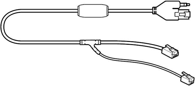 Elektronische hookswitch-kabel (EHS-kabel)