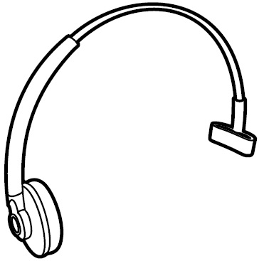 Hoofdband voor over het hoofd