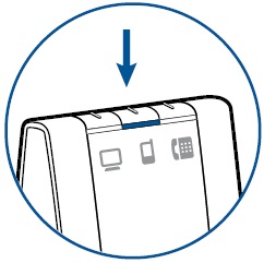 Een mobiele telefoon gesprek voeren Stap 1