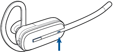 Headset-led in-/uitschakelen