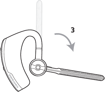 Pas uw headset aan Stap 3