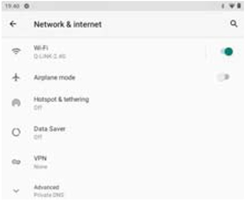 Wi-Fi-verbinding Stap 1