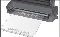 Een zak maken van een FoodSaver&reg; rol Stap 1