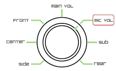 MICROFOONVOLUME AANPASSEN Stap 1