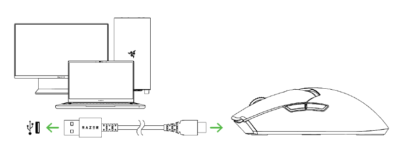 OPLADEN - Sluit de oplaadkabel aan