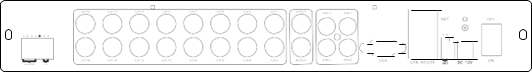 Bediening van het achterpaneel