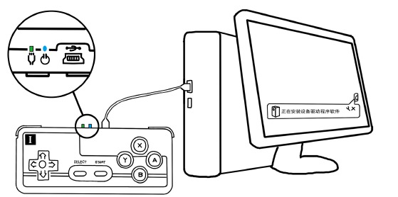 Windows USB-kabelmodus