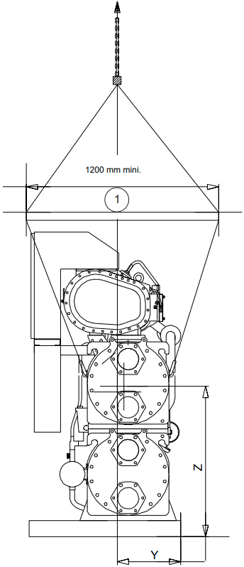 30HXC 080-190 Hijsinstructies Stap 1