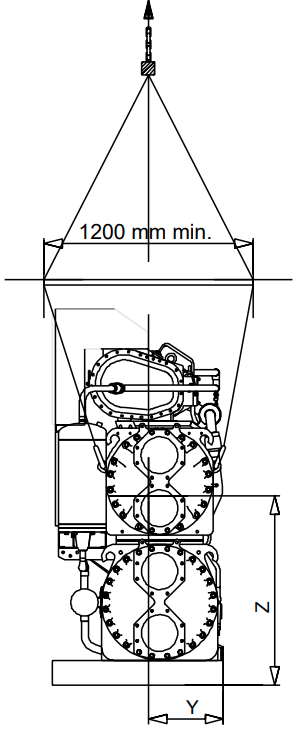30HXC 310-375 Hijsinstructies Stap 1