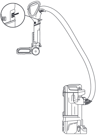 GEMOTORISEERDE LIFT-AWAY REINIGING Stap 2