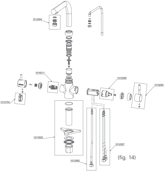 WD 3020 Reserveonderdelen