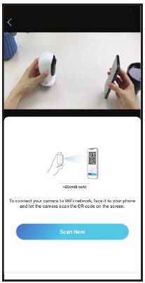 De camera instellen stap 6
