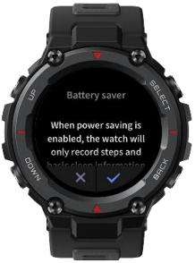 Batterijbesparingsmodus stap 1