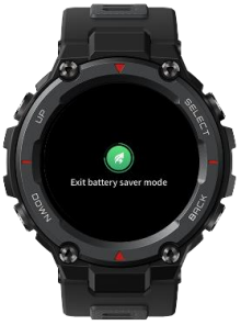 De batterijbesparingsmodus verlaten