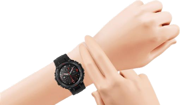 Het horloge dragen