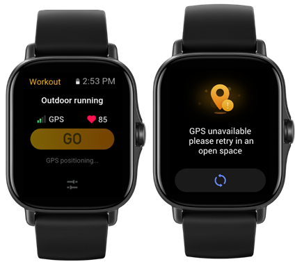 Workout GPS-positionering