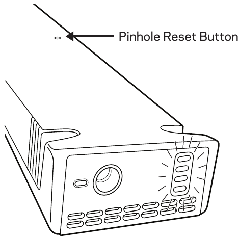 Pinhole Resetknop