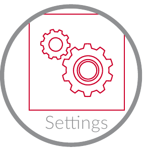 Selecteer Settings