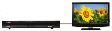 Zorg ervoor dat de host-receiver is ingesteld