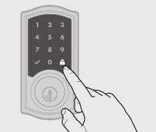 E&eacute;n gebruikerscode verwijderen met de Mastercode ingeschakeld Stap 3
