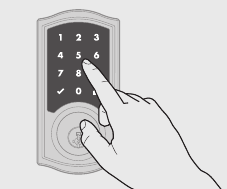 E&eacute;n gebruikerscode verwijderen met de Mastercode ingeschakeld Stap 4