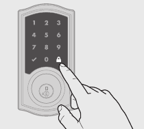 E&eacute;n gebruikerscode verwijderen met de Mastercode ingeschakeld Stap 5