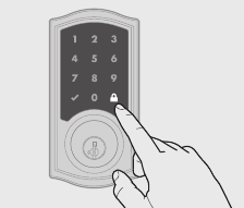 E&eacute;n gebruikerscode verwijderen met de Mastercode ingeschakeld Stap 7
