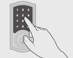 E&eacute;n gebruikerscode verwijderen met de Mastercode ingeschakeld Stap 8
