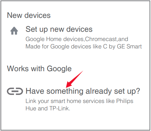 Verbinden met Google Home Stap 3