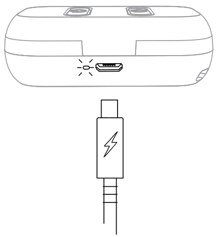 Oplaadcase opladen