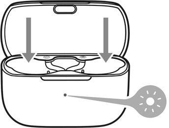 De oplaadcase opladen