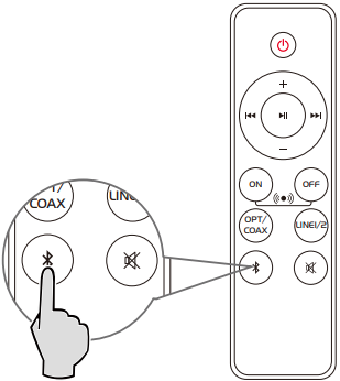 Bluetooth-modus Stap 1