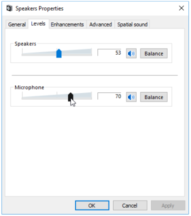Microfoonmonitoring regelen op pc Stap 2