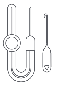 Koord met een pin-tool