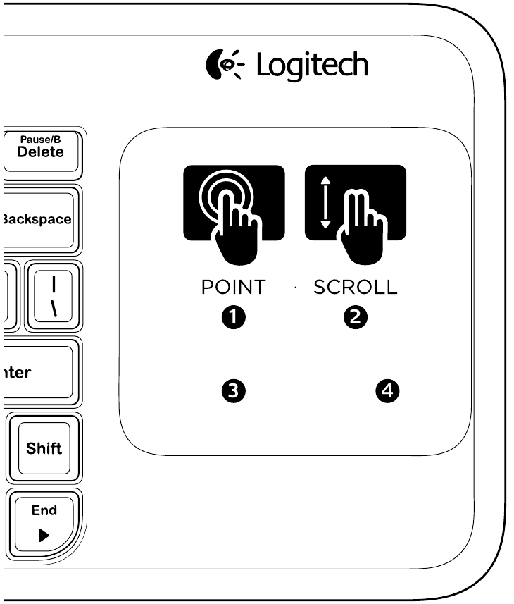 Touchpad-bewegingen
