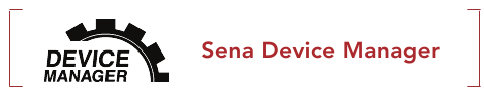 Sena Device Manager