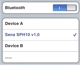 Bluetooth-koppeling: telefoon, MP3 en GPS Stap 2