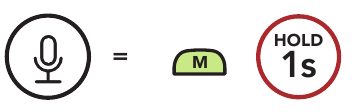 De microfoon in-/uitschakelen