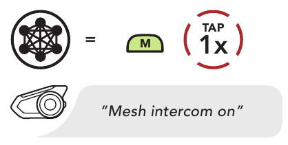 Mesh Intercom&trade; aan