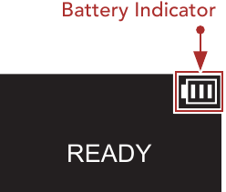 Het batterijniveau controleren