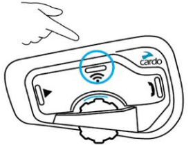 Een niet-Cardo Bluetooth-intercomgroepunit koppelen Stap 1