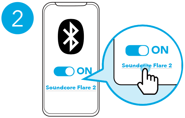 Bluetooth-koppeling Stap 2