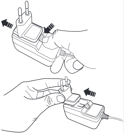 Adapter Modelnr.: FJ-SW1301000N Stap 2
