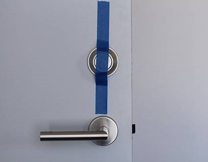 Bestaande deadbolt voorbereiden
