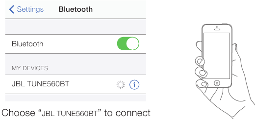 Bluetooth-verbinding stap 2