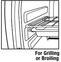 Positionering van de pan - voor grillen en braden